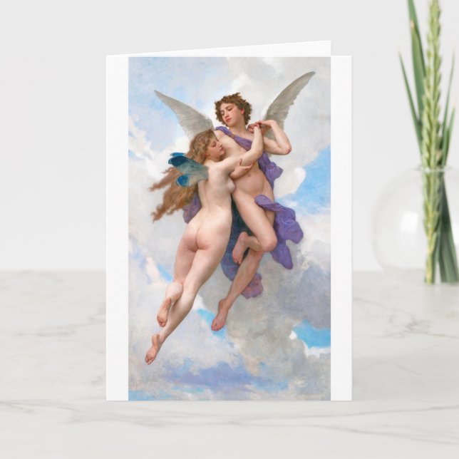Amour and Psyche, Bouguereau Card (Front)
