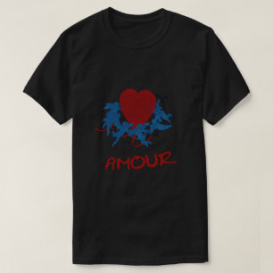 Amour Cherub Vintage Retro Love Design T-Shirt