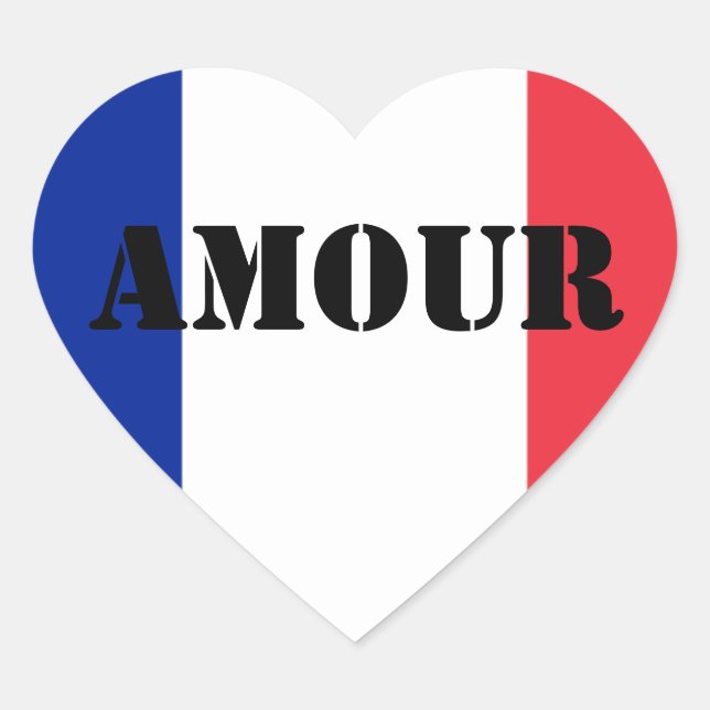 AMOUR HEART STICKER (Front)