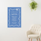 Amour | Illustrated French Bow Blue Bridal Shower