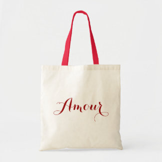 Amour in Red Tote Bag