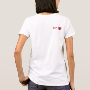 Amour Red Fingerprint Heart  T-Shirt