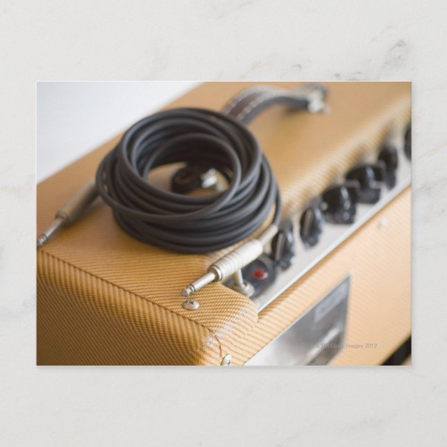 Amp and Cable Postcard (Front)