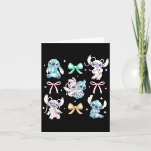 Amp Angel Coquette Style Bows Valentines Day Card