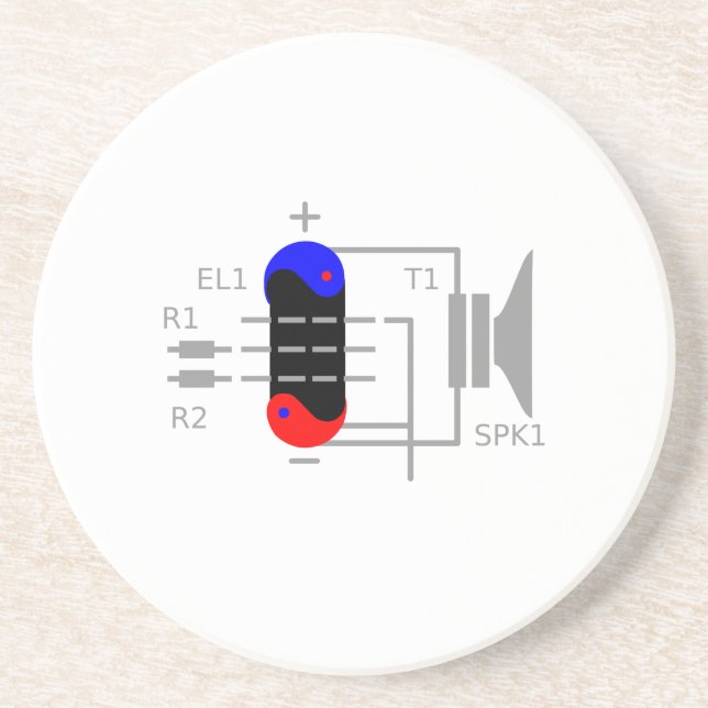 Amp Tube Coaster (Front)