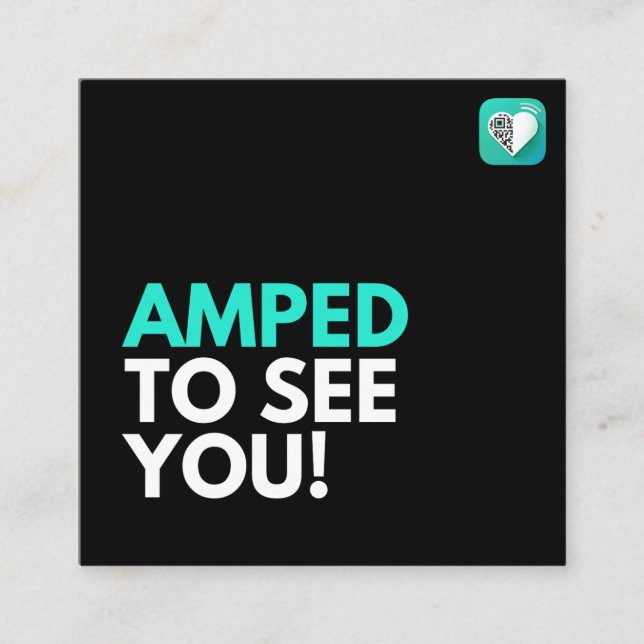 AMPED SQUARE BUSINESS CARD (Front)