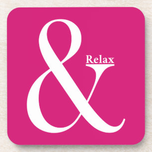 Ampersand And Relax Coaster