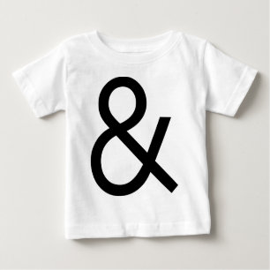 Ampersand - Black on light Baby T-Shirt