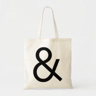 Ampersand - Black Tote Bag