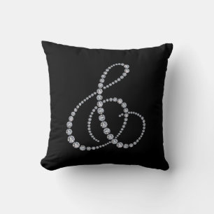 Ampersand bling pillow