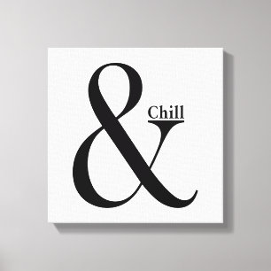 Ampersand Chill Canvas Print