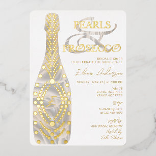 Ampersand Pearls & Prosecco Bridal Shower Gold