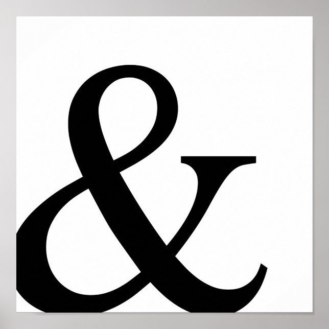 Ampersand sign, and sign (Front)