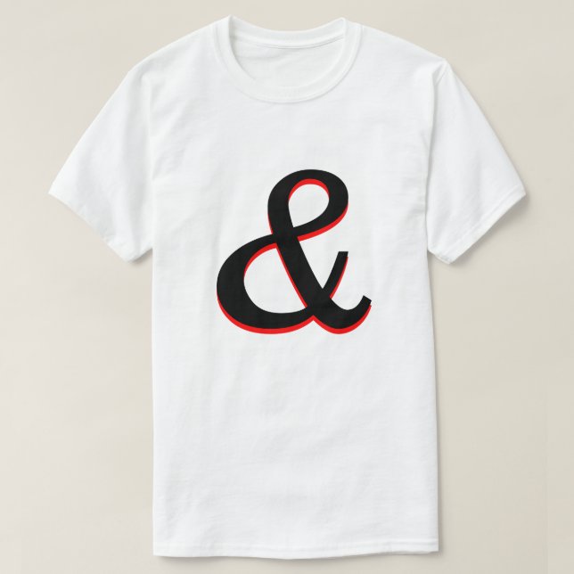 Ampersand (&) T-Shirt (Design Front)