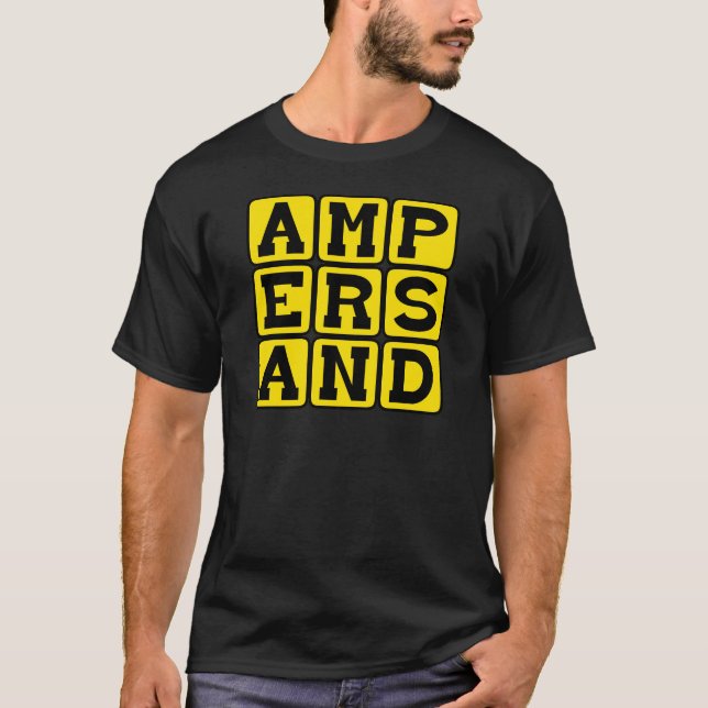 Ampersand, Type of Punctuation T-Shirt (Front)