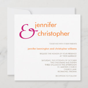 Ampersand :: Wedding Invitation