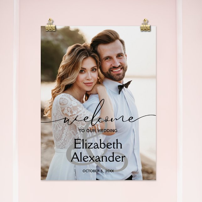 Ampersand Wedding Welcome Poster (Creator Uploaded)