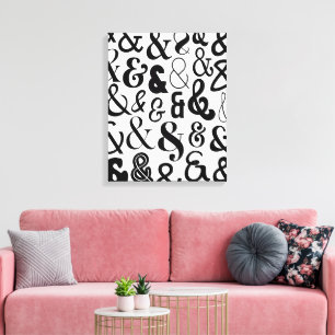 Ampersands Canvas Print