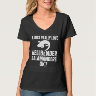 Amphibian Biologist Just Really Love Hellbender Sa T-Shirt