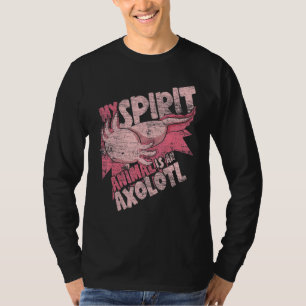 Amphibian My Spirit Animal Is An Axolotl Axolotl T-Shirt
