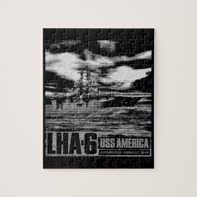 Amphibious assault ship America Jigsaw Puzzle (Vertical)