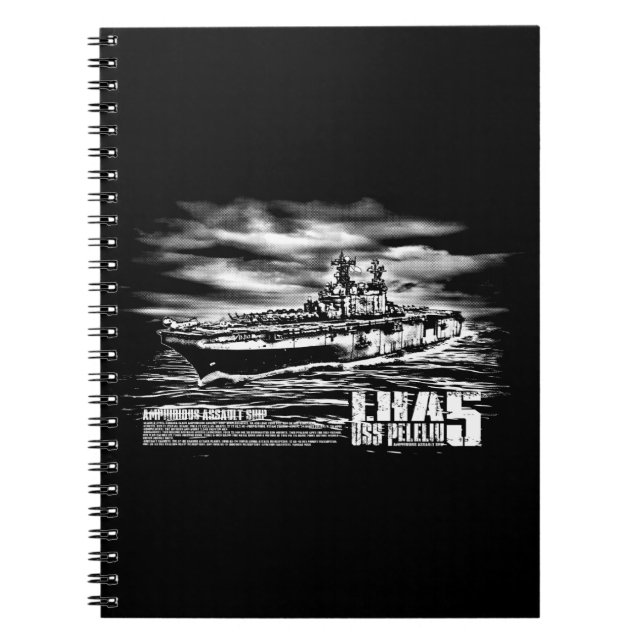 Amphibious assault ship Peleliu Fuji notebook (Front)