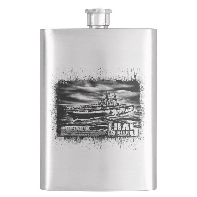 Amphibious assault ship Peleliu Pioc flask (Front)