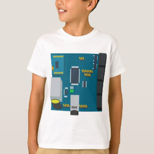 amphisbaena two platform dtn node vector T-Shirt