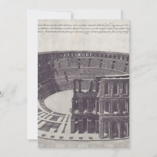 Amphitheater at Verona at Piazza Bra Thank You Card