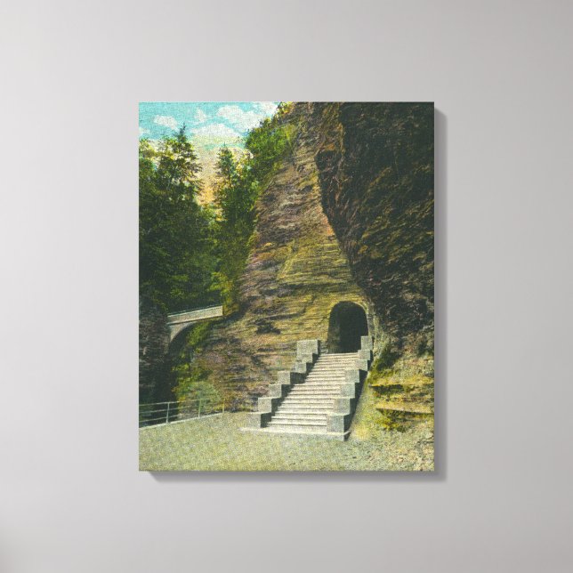 Amphitheatre Entrance View Canvas Print (Front)