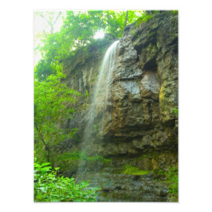 Amphitheatre Falls, John Bryan state park, Ohio Photo Print