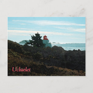 Amphitrate Lighthouse postcard - Ucluelet