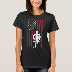 Amputee American Flag - Handicap Patriotic Amputat T-Shirt