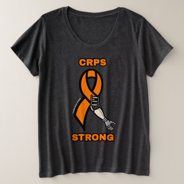 Amputee...CRPS Plus Size T-Shirt (Design Front)