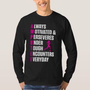 Amputee Humour Definition Leg Arm Funny Recovery T-Shirt