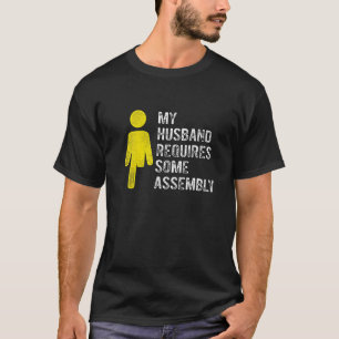Amputee Humour Husband Assembly Leg Arm Recovery T-Shirt