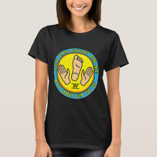 Amputee Humour You Can Count on Me T-Shirt