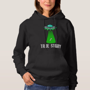 Amputee Leg Foot Amputation UFO Alien Abduction Jo Hoodie