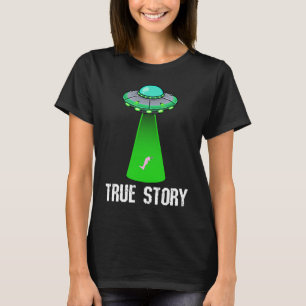 Amputee Leg Foot Amputation UFO Alien Abduction Jo T-Shirt