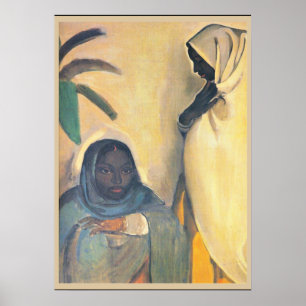 Amrita Sher-Gil - Two Women, fine art painting Poster