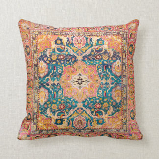 Amritsar Punjab North Indian Rug Print Cushion