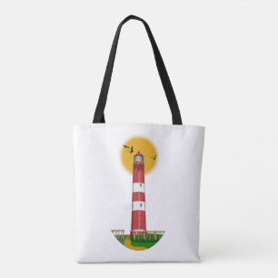 Amrum Lighthouse Germany Tote Bag