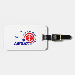 AMSAT Horizontal Logo Luggage Tag