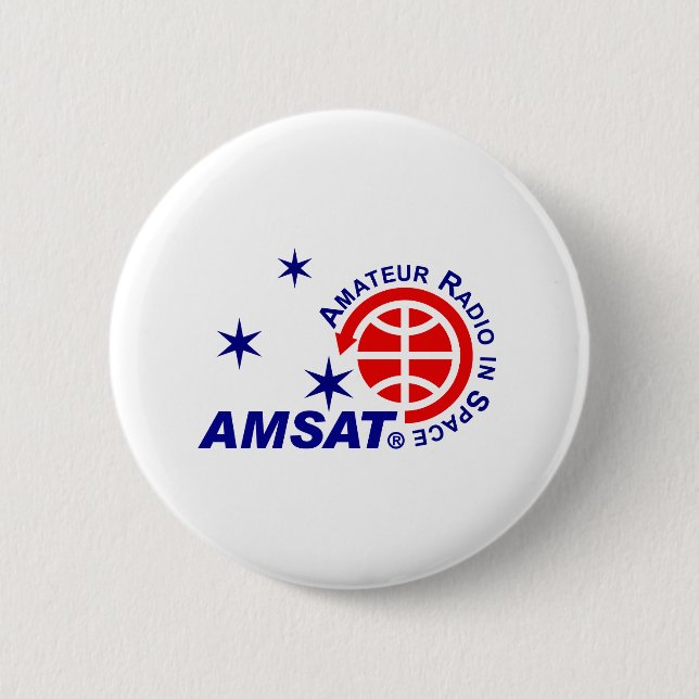 AMSAT Logo Button (Front)