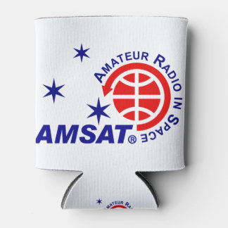 AMSAT Logo Can Cooler