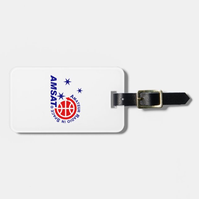 AMSAT Vertical Logo Luggage Luggage Tag (Front Horizontal)