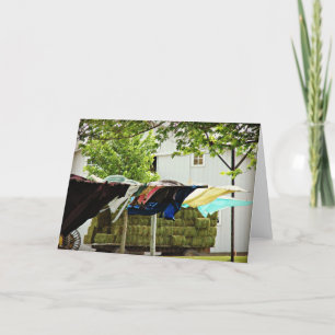 Amsih Clothing and Hay Card