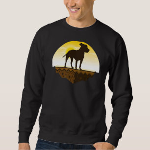 Amstaff American Staffordshire Terrier Retro Sweatshirt