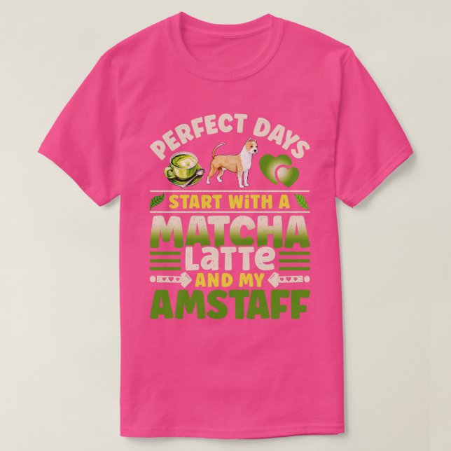 AmStaff Matcha Latte T-Shirt (Design Front)