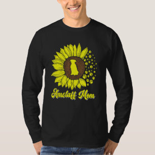 Amstaff Mum Sunflower American Staffordshire Terri T-Shirt